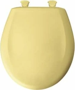 Discount 💯 Bemis Whisper-Close® Round Closed Front Toilet Seat with Cover in Yellow 👏 -ROHL Sales Query 791