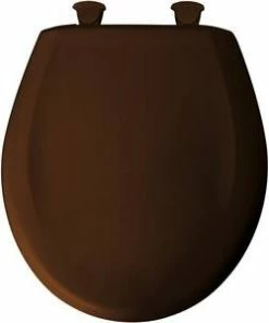 Cheap 😀 Bemis Whisper-Close® Round Closed Front Toilet Seat with Cover in Swiss Chocolate 👏 -ROHL Sales Query 806