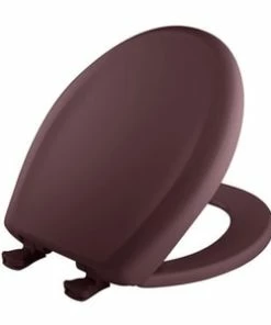Flash Sale ๐ Bemis Round Closed Front Toilet Seat with Cover in Loganberry ๐ฏ