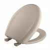 Best Sale 🥰 Bemis Whisper-Close® Round Closed Front Toilet Seat with Cover in Blush 🤩 -ROHL Sales Query 810