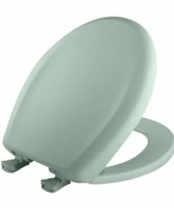 Coupon โ๏ธ Bemis Round Closed Front Toilet Seat with Cover in Seafoam โค๏ธ
