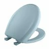 Flash Sale 🎉 Bemis Whisper-Close® Round Closed Front Toilet Seat with Cover in Dresden Blue 😀 -ROHL Sales Query 816