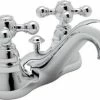 Hot Sale 🔔 ROHL® Cisal Bathroom Sink Faucet with Double Cross Handle in Polished Chrome ✔️ -ROHL Sales Query 819