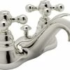Best deal 🎉 ROHL® Arcana Bathroom Sink Faucet with Double Cross Handle in Polished Nickel 🎉