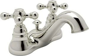 Best deal 🎉 ROHL® Arcana Bathroom Sink Faucet with Double Cross Handle in Polished Nickel 🎉 3 Best deal 🎉 ROHL® Arcana Bathroom Sink Faucet with Double Cross Handle in Polished Nickel 🎉