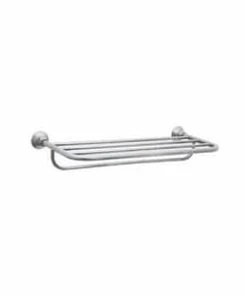 New 🛒 ROHL® Hotel 23-1/2 in. Towel Shelf and Bar in Polished Chrome ✨