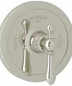 Outlet 🌟 ROHL® Italian Bath Arcana Single Handle Bathtub & Shower Faucet in Polished Nickel (Trim Only) 😍