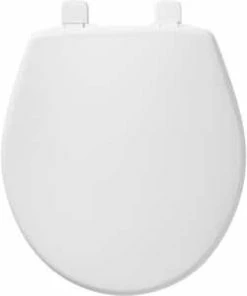 Cheap 😉 Bemis Sta-Tite® 16-5/8 in. Round Closed Front Toilet Seat with Cover in White 🎁 -ROHL Sales Query 952