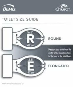 Buy 😍 Bemis Round Closed Front Toilet Seat with Cover in White 🤩 -ROHL Sales Query 968