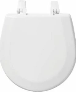 Buy 😍 Bemis Round Closed Front Toilet Seat with Cover in White 🤩 -ROHL Sales Query 969