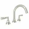 Flash Sale 🛒 ROHL® San Giovanni™ Two Handle Widespread Bathroom Sink Faucet in Polished Nickel 👏 -ROHL Sales Query 97