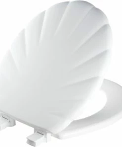 Flash Sale โจ Bemis Mayfair Round Closed Front Wood Shell Toilet Seat in White ๐