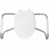 Best Sale 😉 Bemis Medic-Aid® Plastic Elongated Open Front with Cover Toilet Seat in White 🧨 -ROHL Sales Query 998